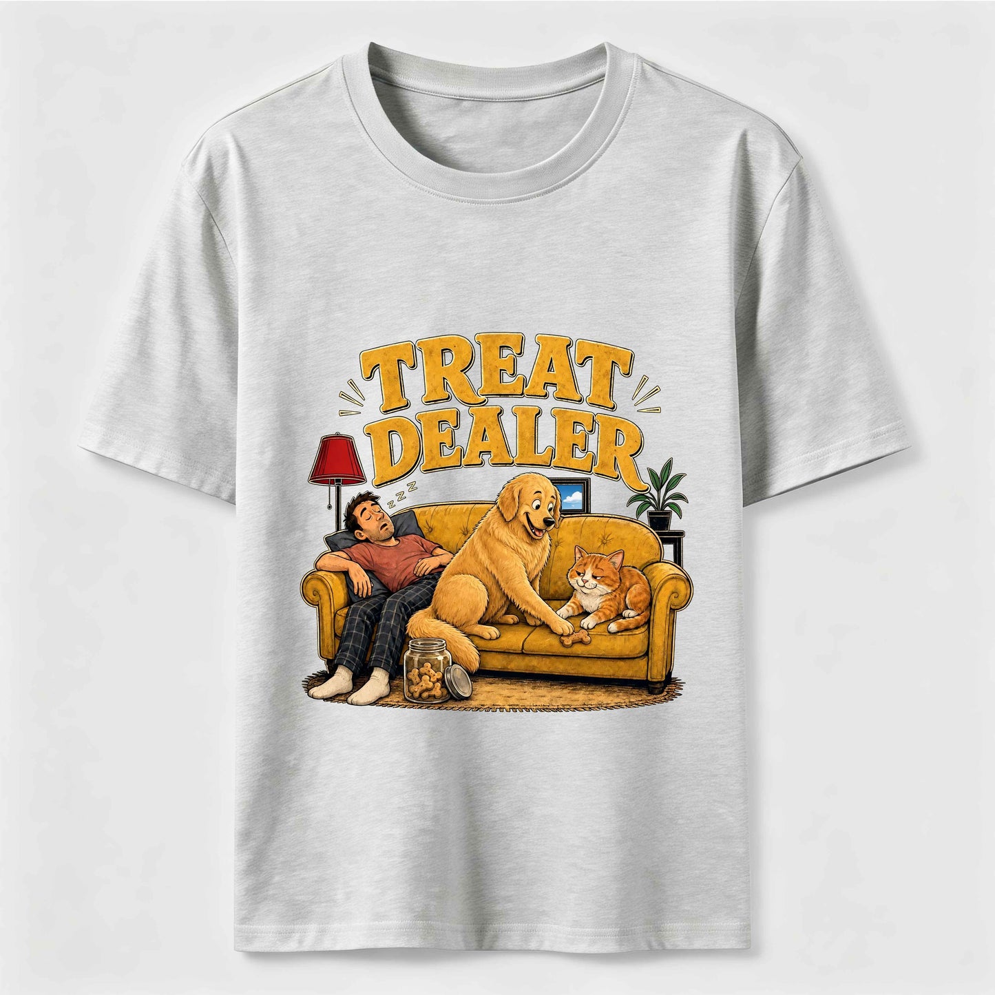Funny Dog & Cat Parent Graphic Tee for Pet Lovers