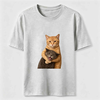 Nobody Messes With My Little Cat Graphic Tee
