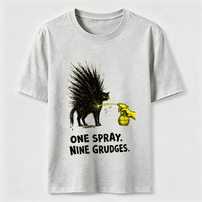 One Spray Nine Grudges Cat Tee