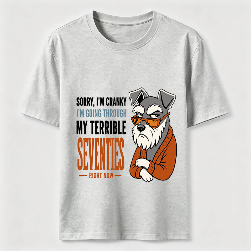 Terrible Seventies Cranky Schnauzer T-Shirt