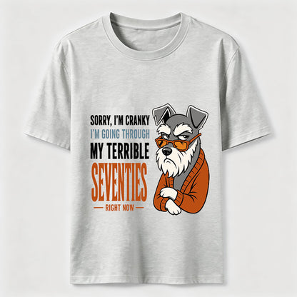 Terrible Seventies Cranky Schnauzer T-Shirt