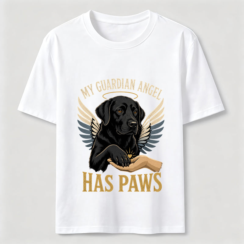 My Guardian Angel Has Paws T-Shirt