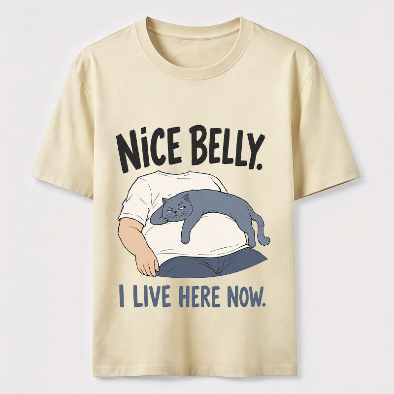 Belly Tenant Cat T-Shirt
