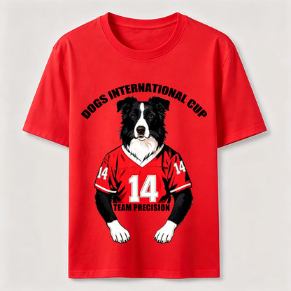 Team Precision Border Collie Athletic T-Shirt