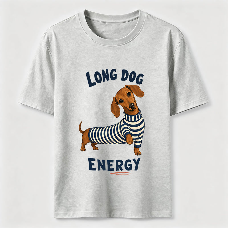 Long Dog Energy Dachshund Tee
