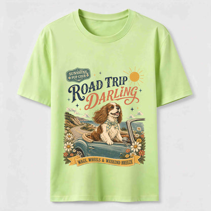 Road Trip Darling Dog Tee