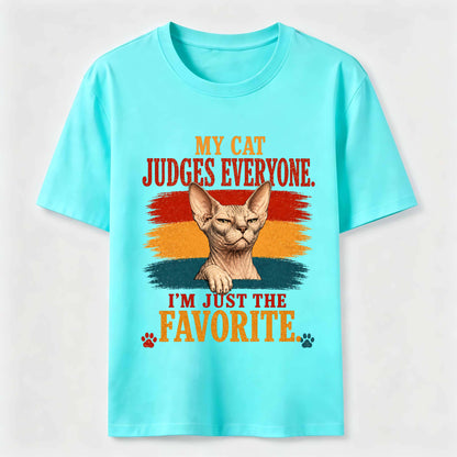My Cat Judges Everyone Tee