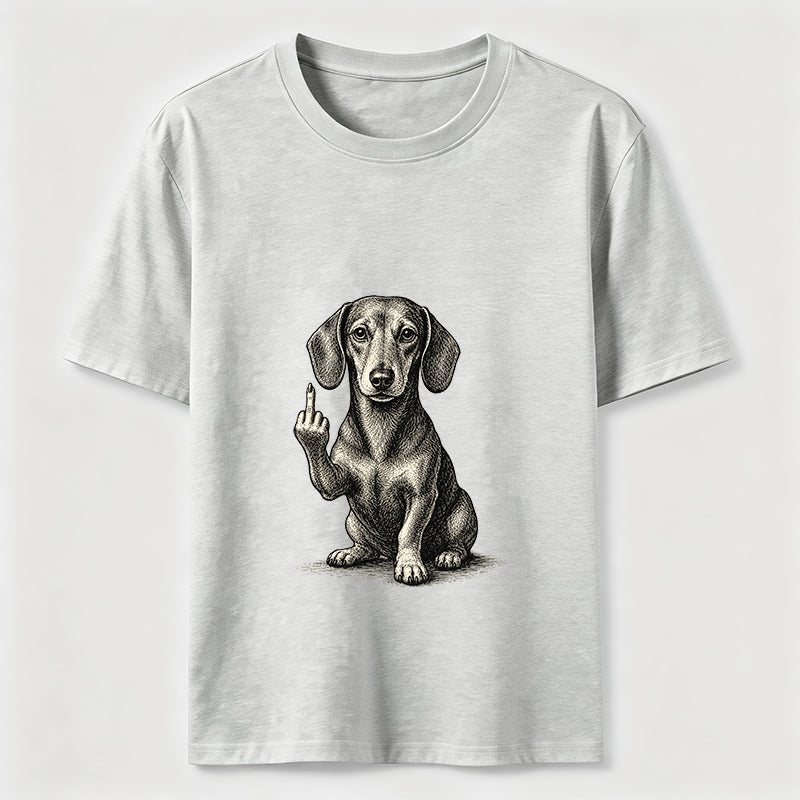 Sarcastic Wiener Dog Attitude Graphic Tee