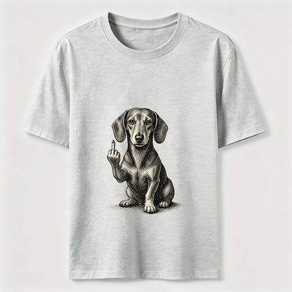 Sarcastic Wiener Dog Attitude Graphic Tee