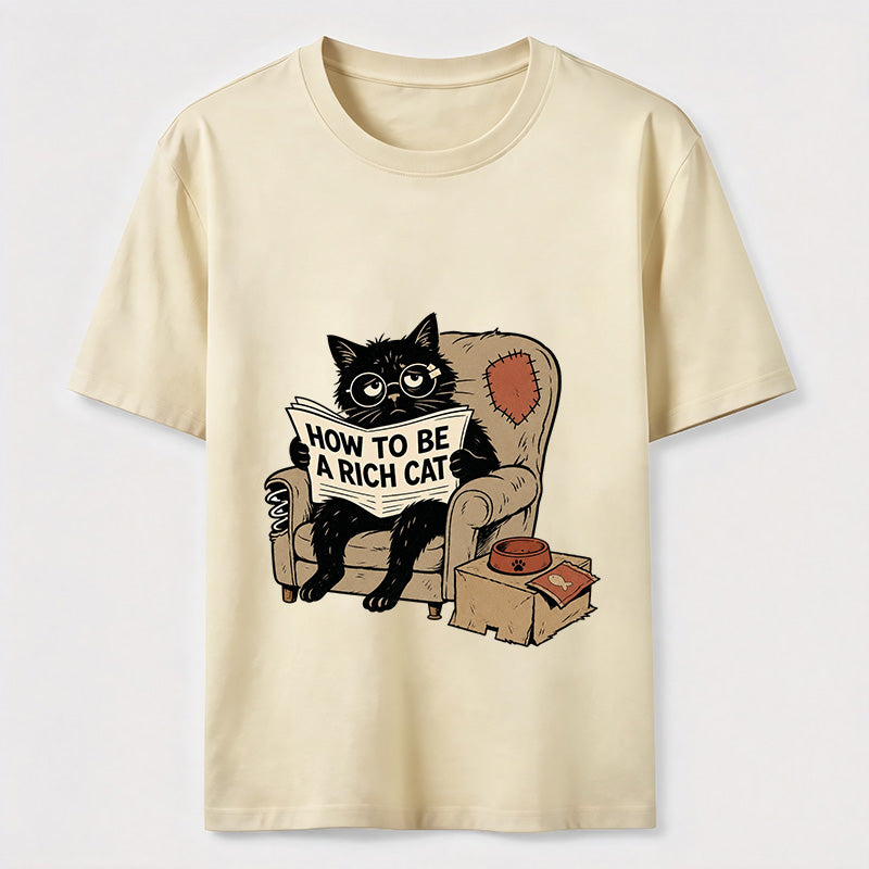 How to Be a Rich Cat T-Shirt