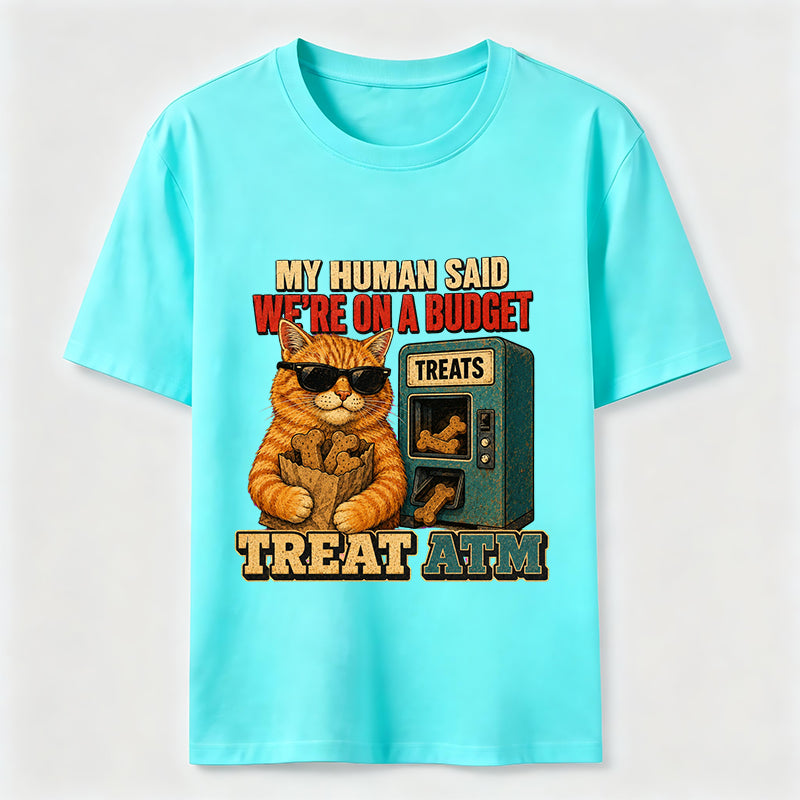 Cat Treat Dispenser Humor T-Shirt