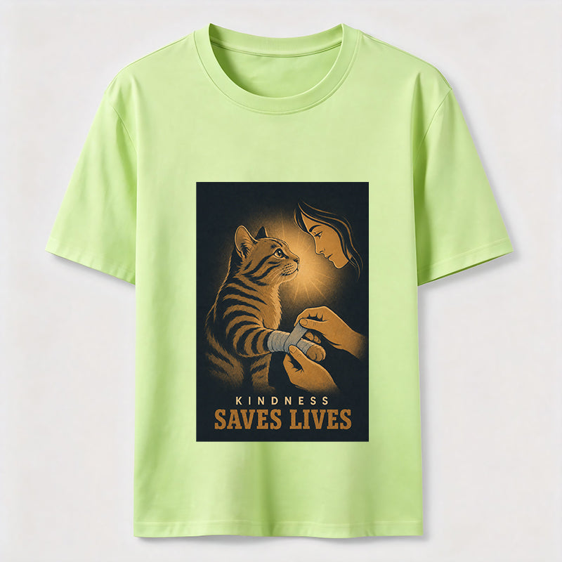 Every Paw Deserves Love – Cat Lover Graphic Tee