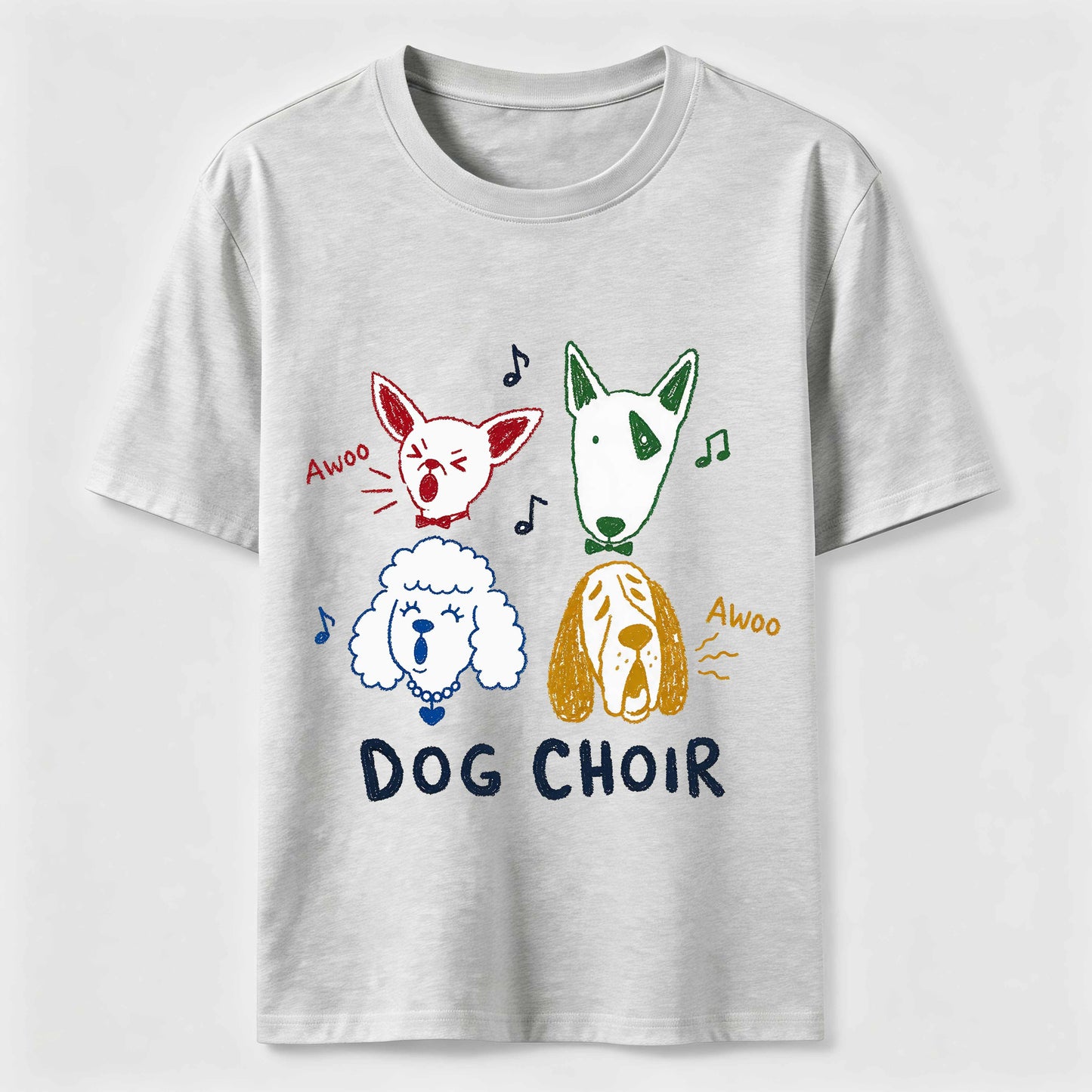 Dog Choir Funny Graphic Tee