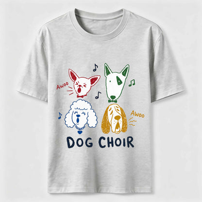 Dog Choir Funny Graphic Tee