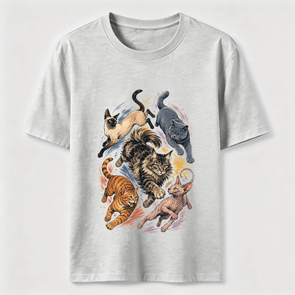 Cat Chase Squad Graphic Tee