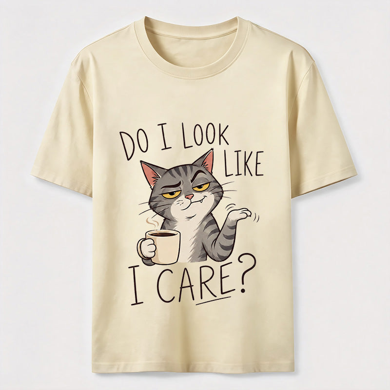 Do I Look Like I Care Cat T-Shirt