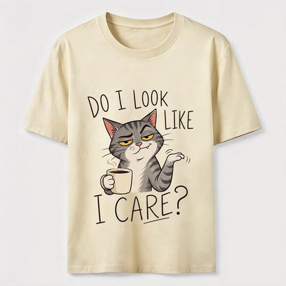 Do I Look Like I Care Cat T-Shirt