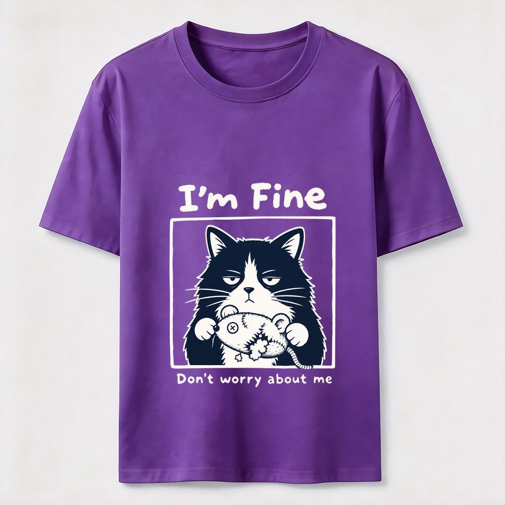 I'm Fine Grumpy Cat T-Shirt