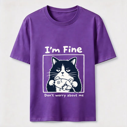 I'm Fine Grumpy Cat T-Shirt
