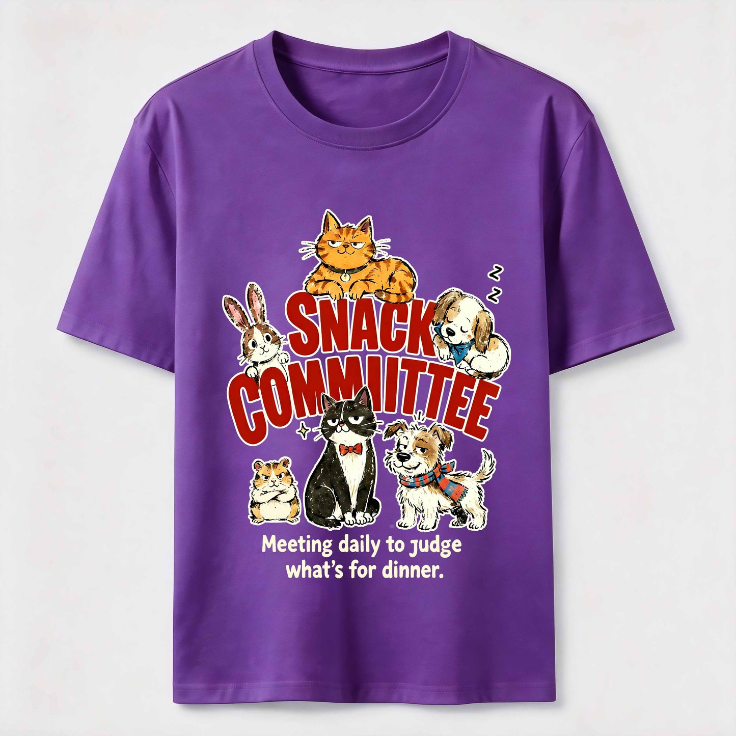 Pet Dinner Committee Humor T-Shirt
