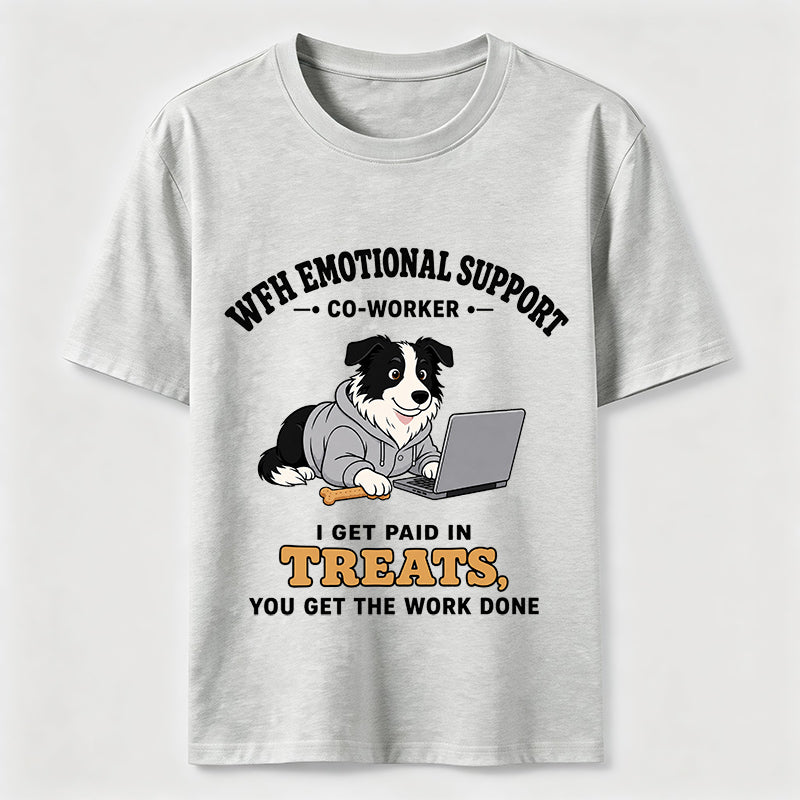 WFH Dog  Funny Emotional Support  T-Shirt
