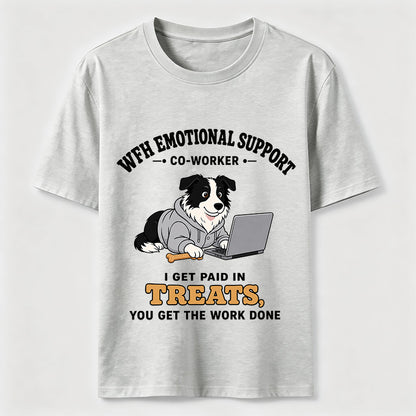 WFH Dog  Funny Emotional Support  T-Shirt