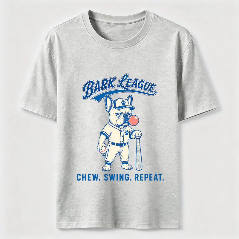 Bark League Baseball Dog Tee
