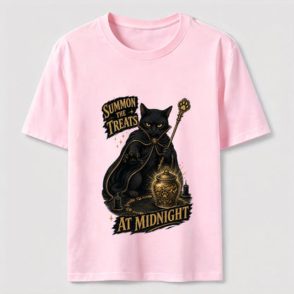 Midnight Treat Summoner Black Cat Tee