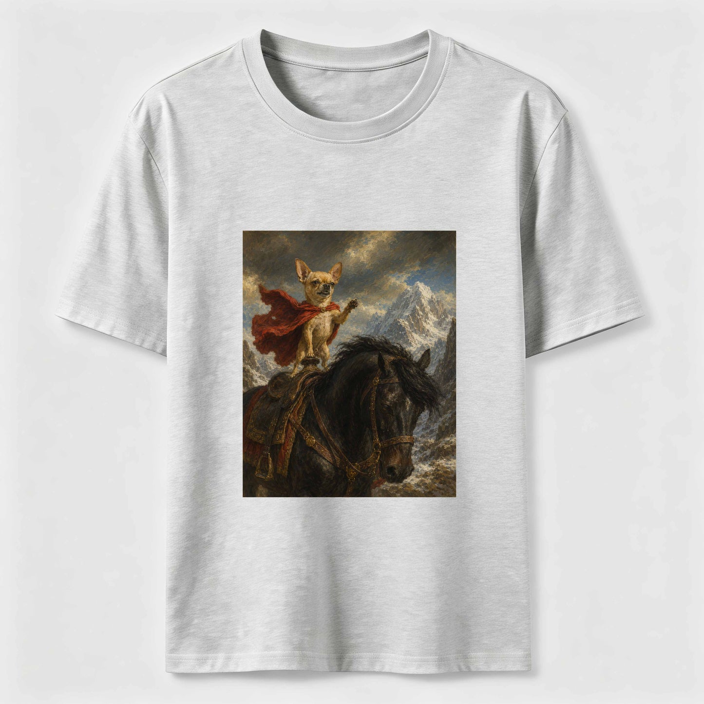 Brave Chihuahua Horseback Tee
