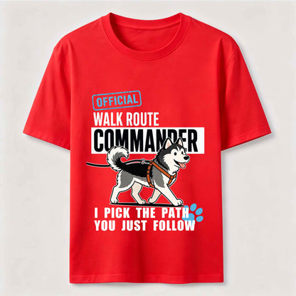 Husky Walk Commander T-Shirt