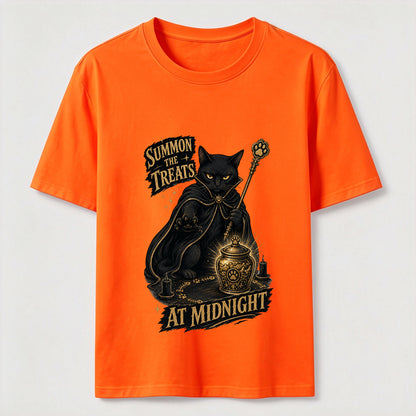 Midnight Treat Summoner Black Cat Tee