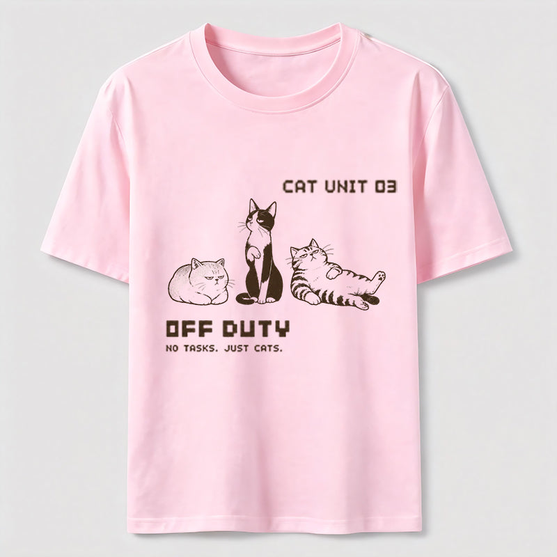 Off Duty Cat Unit Tee