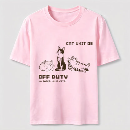 Off Duty Cat Unit Tee