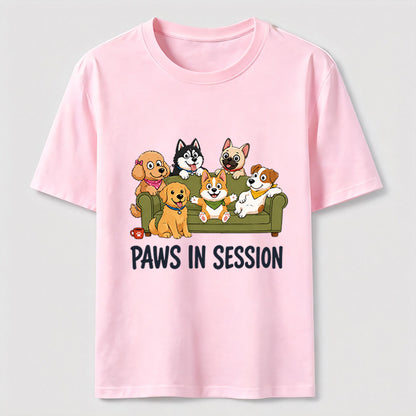 Paws In Session Pet Crew Tee