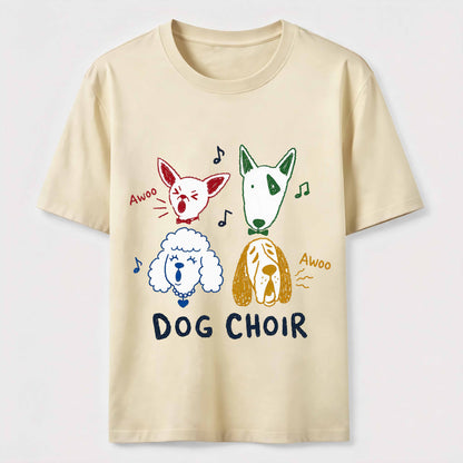 Dog Choir Funny Graphic Tee
