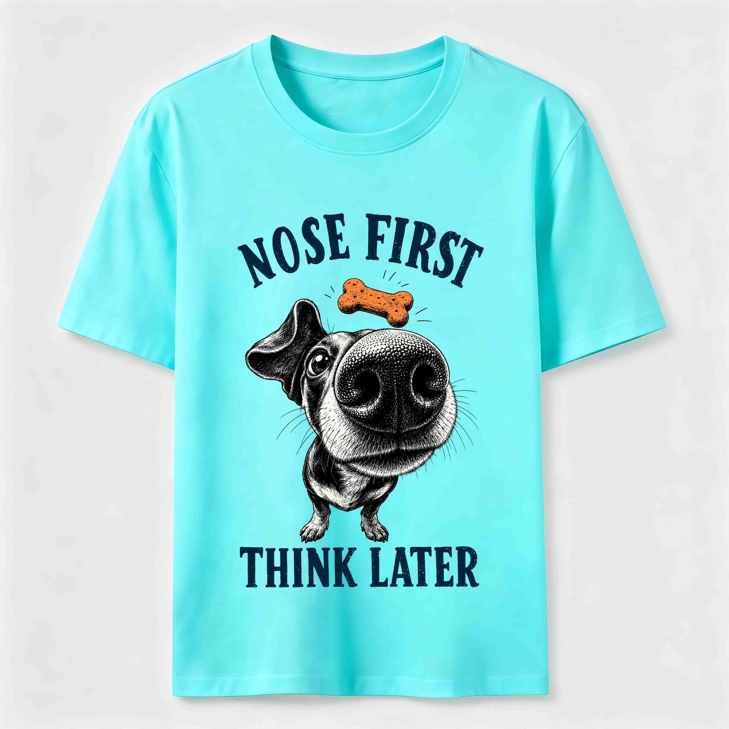 Nose First Dog Tee