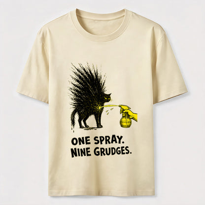 One Spray Nine Grudges Cat Tee