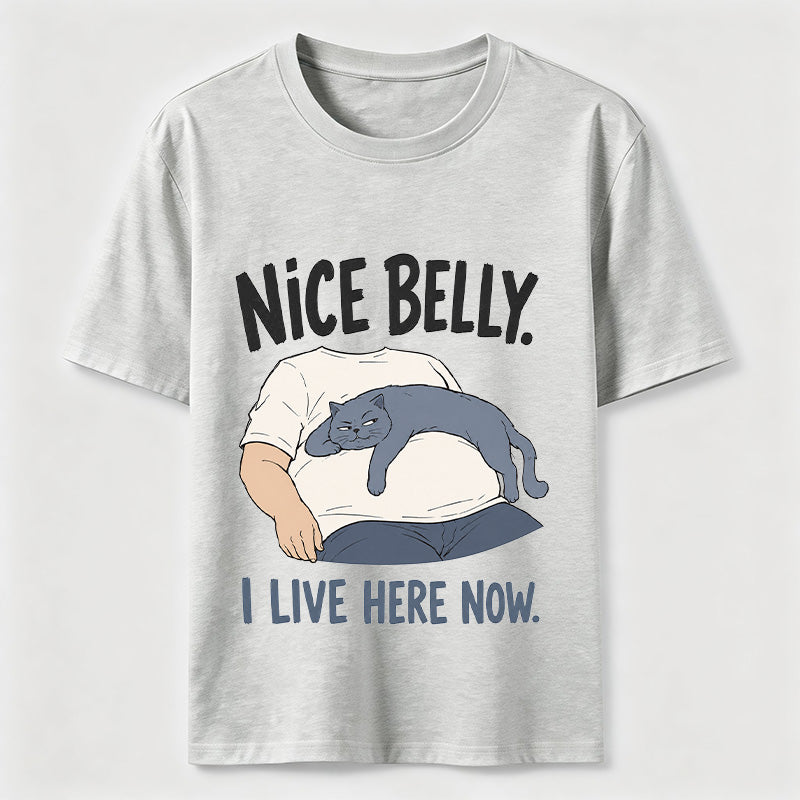 Belly Tenant Cat T-Shirt