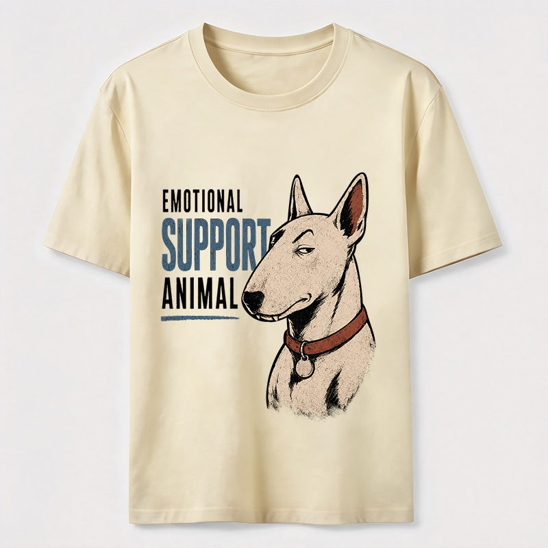 Emotional Support Bull Terrier T-Shirt