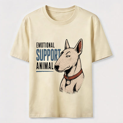 Emotional Support Bull Terrier T-Shirt