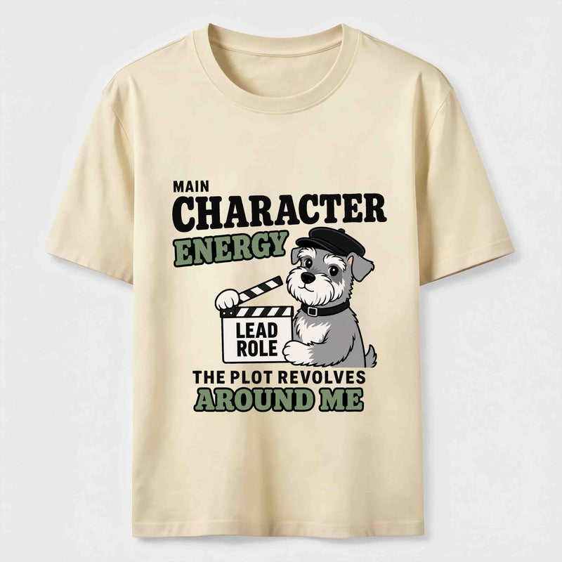 Main Character Dog Funny Schnauzer T-Shirt