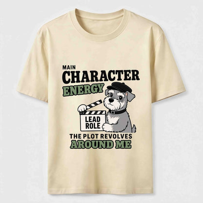 Main Character Dog Funny Schnauzer T-Shirt