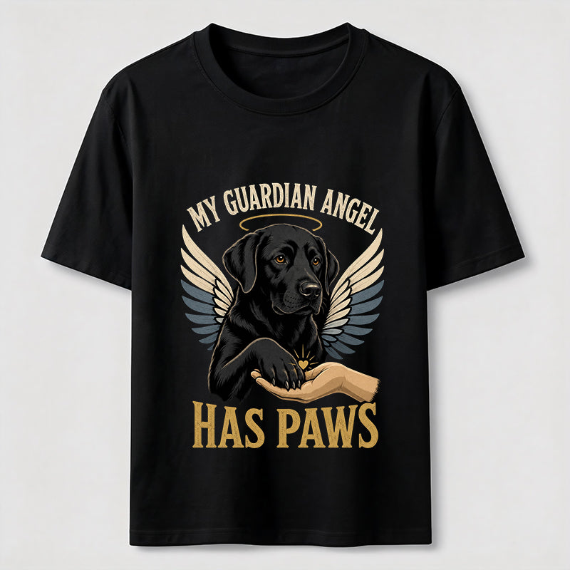 My Guardian Angel Has Paws T-Shirt