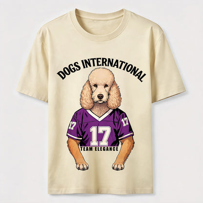 Team Elegance Poodle Athletic T-Shirt