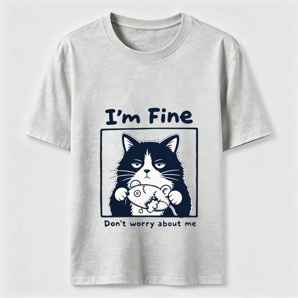 I'm Fine Grumpy Cat T-Shirt