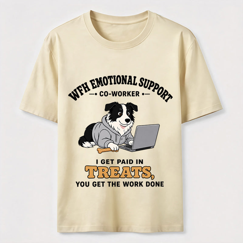 WFH Dog  Funny Emotional Support  T-Shirt