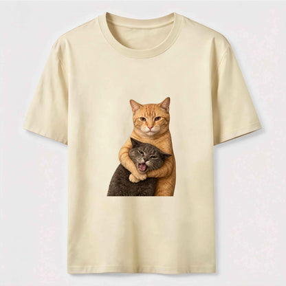 Nobody Messes With My Little Cat Graphic Tee