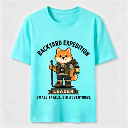 Shiba Inu Explorer Tee Outdoor Dog Lover T-Shirt