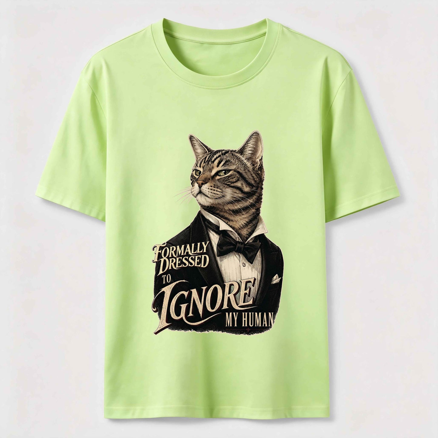 Dressed To Ignore My Human Cat T-Shirt