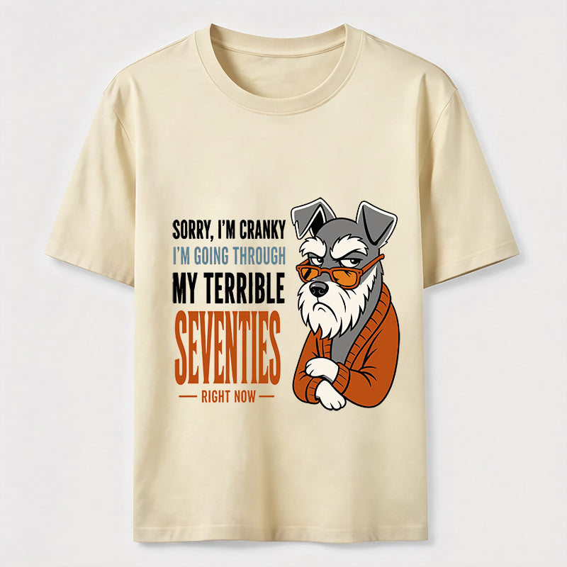 Terrible Seventies Cranky Schnauzer T-Shirt
